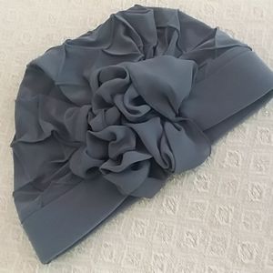 🍀Grey nylon knit hat